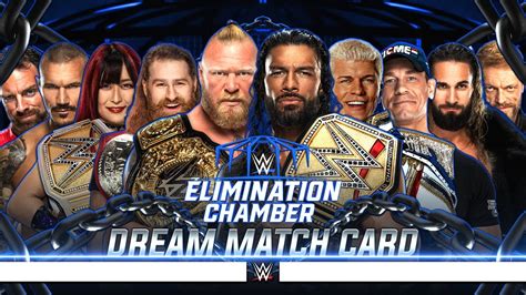 elimination chamber 2024 card